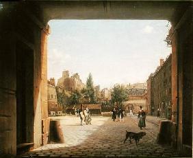 The Courtyard of the Institut de France 1825-62