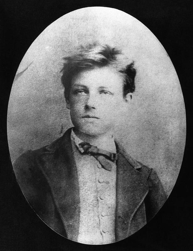 Portrait of Arthur Rimbaud (1854-91), c.1870 (b/w photo)  von Etienne Carjat