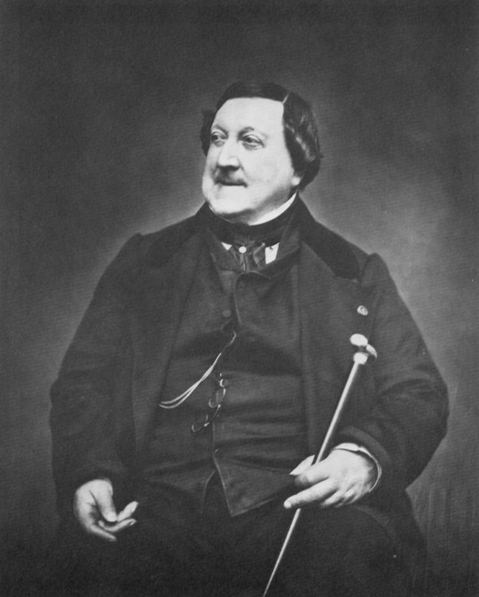 Porträt von Gioachino Rossini (1792-1868) von Etienne Carjat