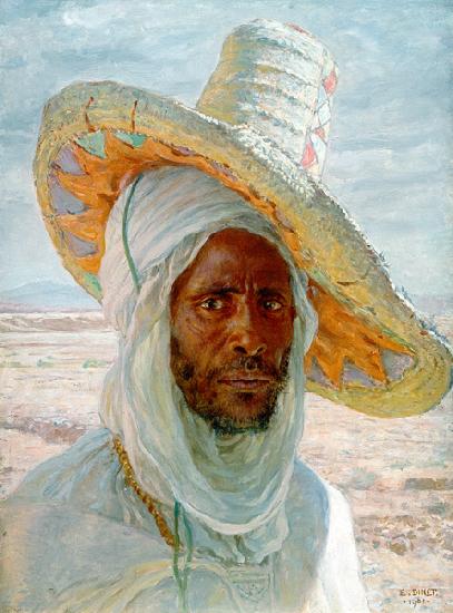 Araber mit großem Hut 1901