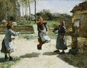 Mädchen beim Seilspringen (Gamines Sautant la Corde) 1888