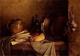 Großes Küchenstilleben von Etienne-Pierre Théodore Rousseau