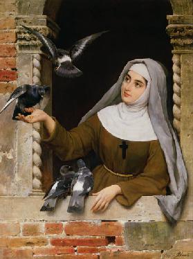 Feeding the Pigeons 1877