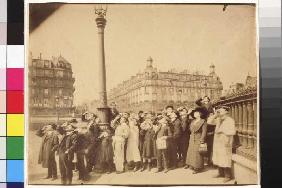 Die Sonnenfinsternis auf der Place de la Bastille 1912