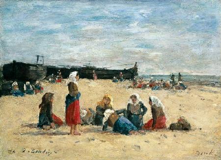 Berck, Fisherwomen on the Beach 1876