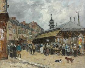 Markt in Trouville 1878