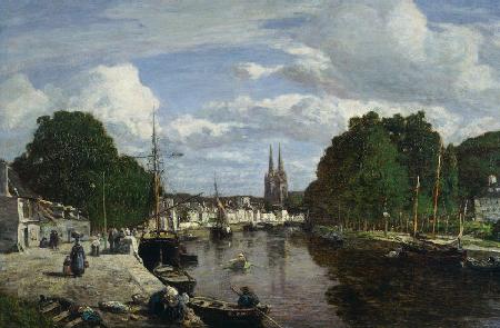 The Port at Quimper 1857