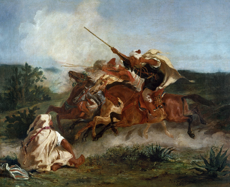 Fantasia arabe von Eugène Delacroix