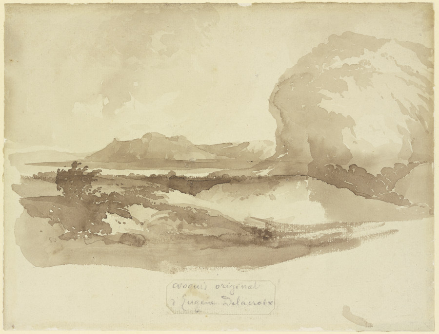 Landschaft von Eugène Delacroix