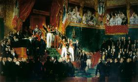 Louis-Philippe I., König der Franzosen schwört den Eid auf die neue Verfassung am 9. August 1830 1836