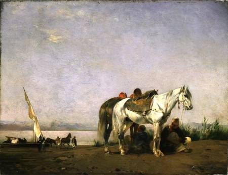 On the bank of the Nile von Eugène Fromentin