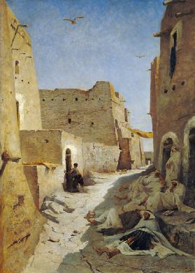 Une rue a El-Aghouat 1859