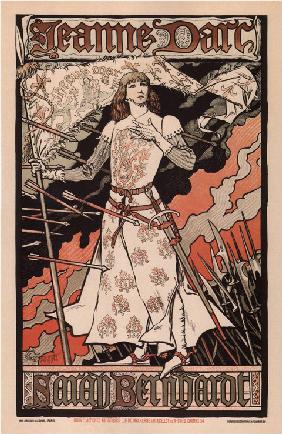Sarah Bernhardt als Jeanne d'Arc 1893