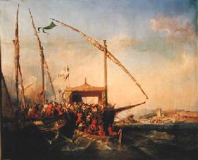Naval Battle of Imbre in 1346 1842