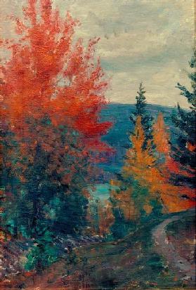 Herbstfarben, Valdres 1890