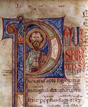 Epistle of St. Paul, 12th century (vellum) C16th