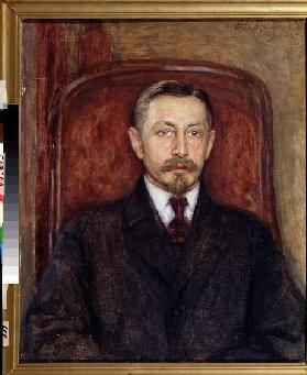 Porträt des Schriftstellers Iwan A. Bunin (1870-1953) 1919