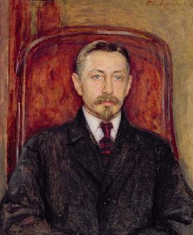 Porträt von Ivan A. Bunin (1870-1953) 1919