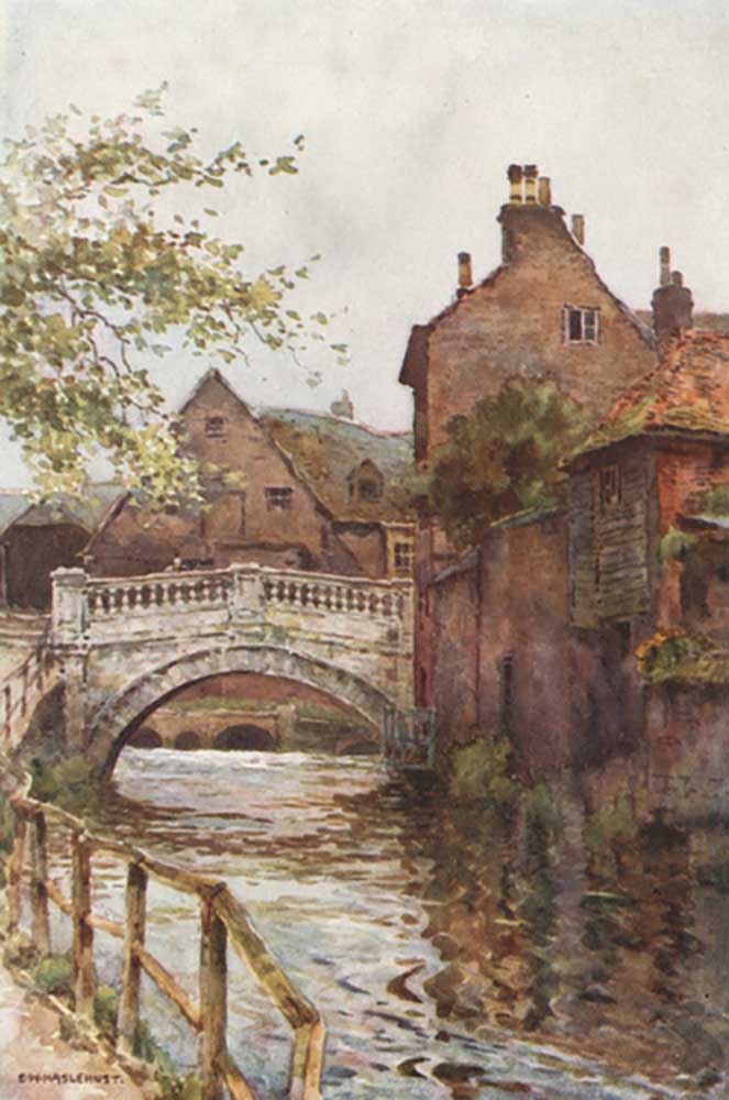 Die Stadtbrücke von E.W. Haslehust