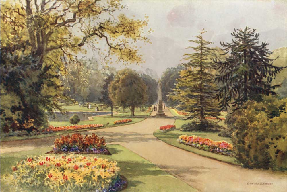 In den Jephson Gardens, Leamington von E.W. Haslehust