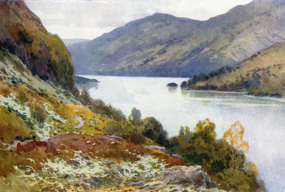 Loch Lomond aus Inversnaid von E.W. Haslehust