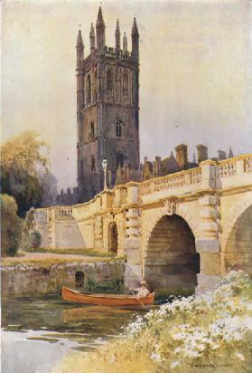 Magdalen Brücke und Turm 0
