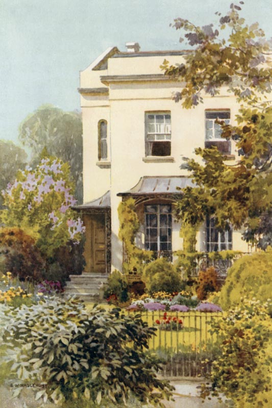 Nathaniel Hawthornes Haus, Leamington von E.W. Haslehust