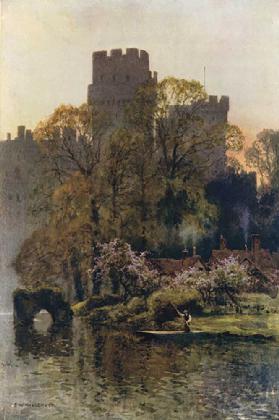 Warwick Castle aus dem Fluss 0