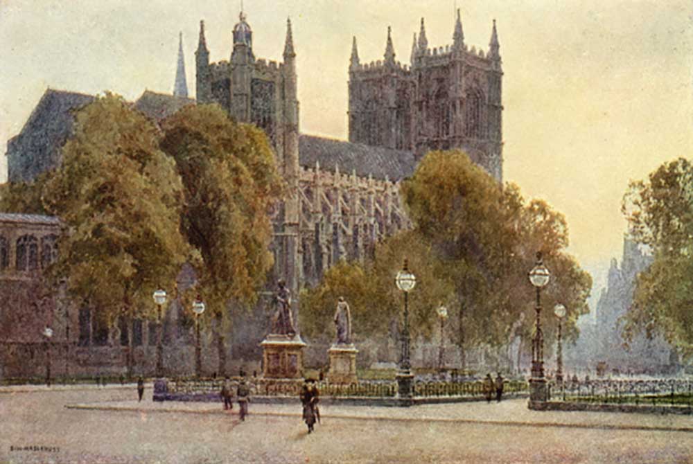 Westminster Abbey von E.W. Haslehust