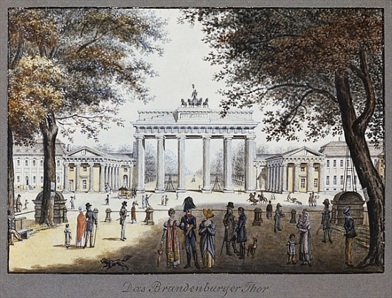 The Brandenburg Gate, Berlin von F.A. Calau