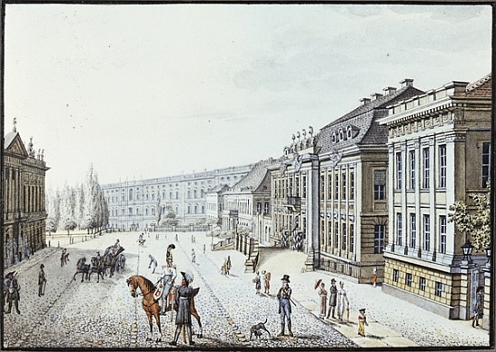 View of the Royal Palace, Berlin von F.A. Calau