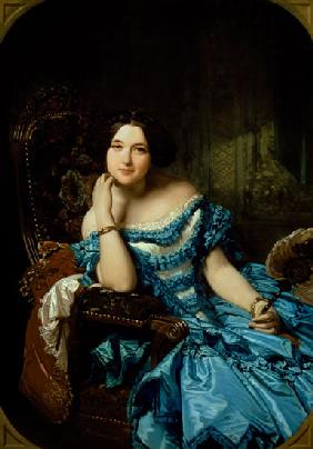 Portrait of Amalia de Llano u Dotres (1821-74), Countess of Vilches 1853