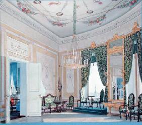 Drawing Room in the Nikolai (Tchudov) Palace in the Kremlin 1847  on