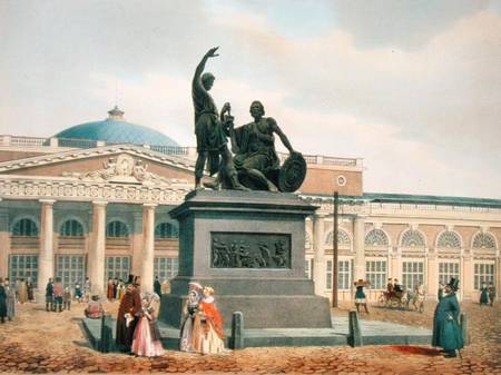The Minin and Pozharsky monument in Moscow von Felix Benoist