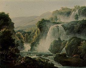 Die Wasserfälle von Tivoli. um 1810