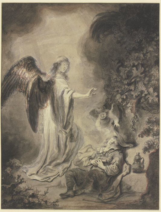 Der Engel erscheint Jacob im Traume von Ferdinand Bol