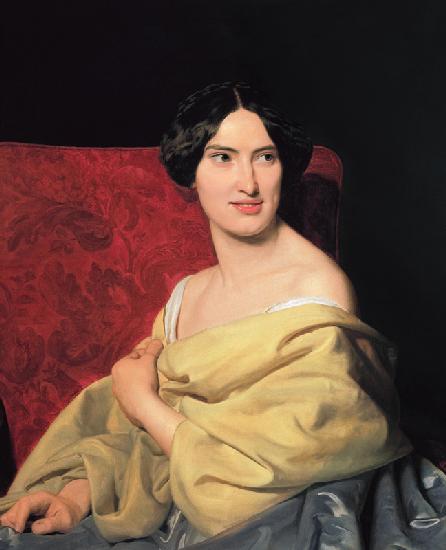 Anna Bayer (1824-1897), die spätere zweite Gattin Waldmüllers 1850