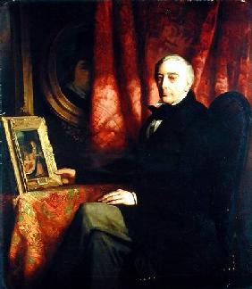 Portrait of the art collector Nicolaus Hudtwalcker 1852
