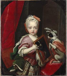 Prinzessin Maria Josepha als Kind Um 1704-05
