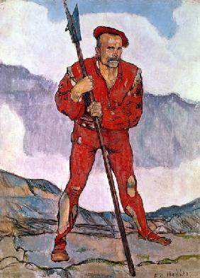 Landsknecht in Rot