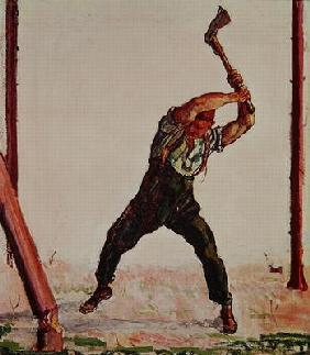 The Woodman, 1910 (oil on canvas) 18th