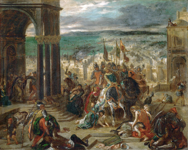 Die Einnahme von Konstantinopel durch die Kreuzritter von Ferdinand Victor Eugène Delacroix