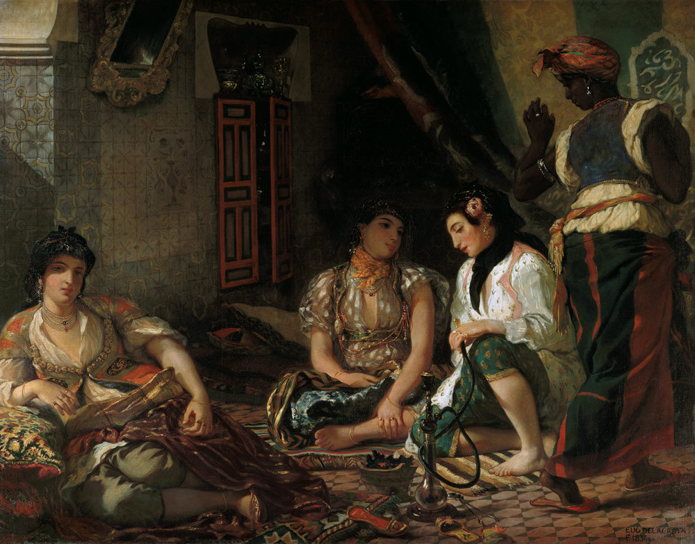 Frauen von Algier in ihrem Gemach von Ferdinand Victor Eugène Delacroix