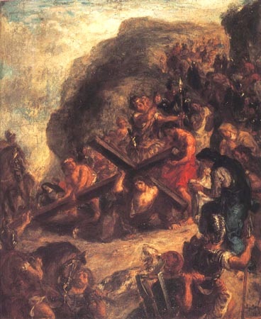 Kreuztragung Christi von Ferdinand Victor Eugène Delacroix