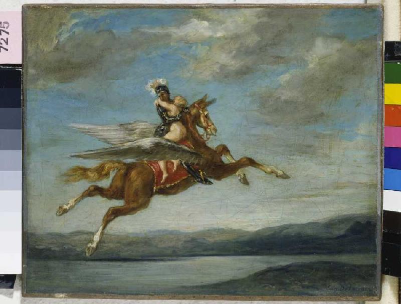 Roger und Angélique von Ferdinand Victor Eugène Delacroix
