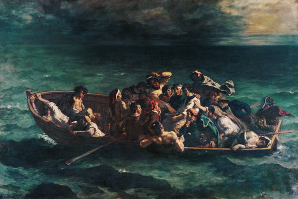 The Shipwreck of Don Juan von Ferdinand Victor Eugène Delacroix