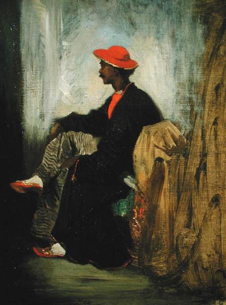Study of an Indian from Calcutta von Ferdinand Victor Eugène Delacroix