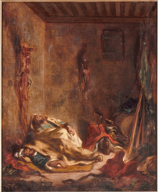 Wachhäuschen in Meknès von Ferdinand Victor Eugène Delacroix