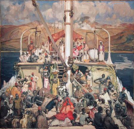 The Ferry von Fernand Allard L'Olivier