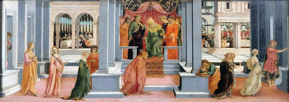 Esther vor Ahasverus von Filippino Lippi